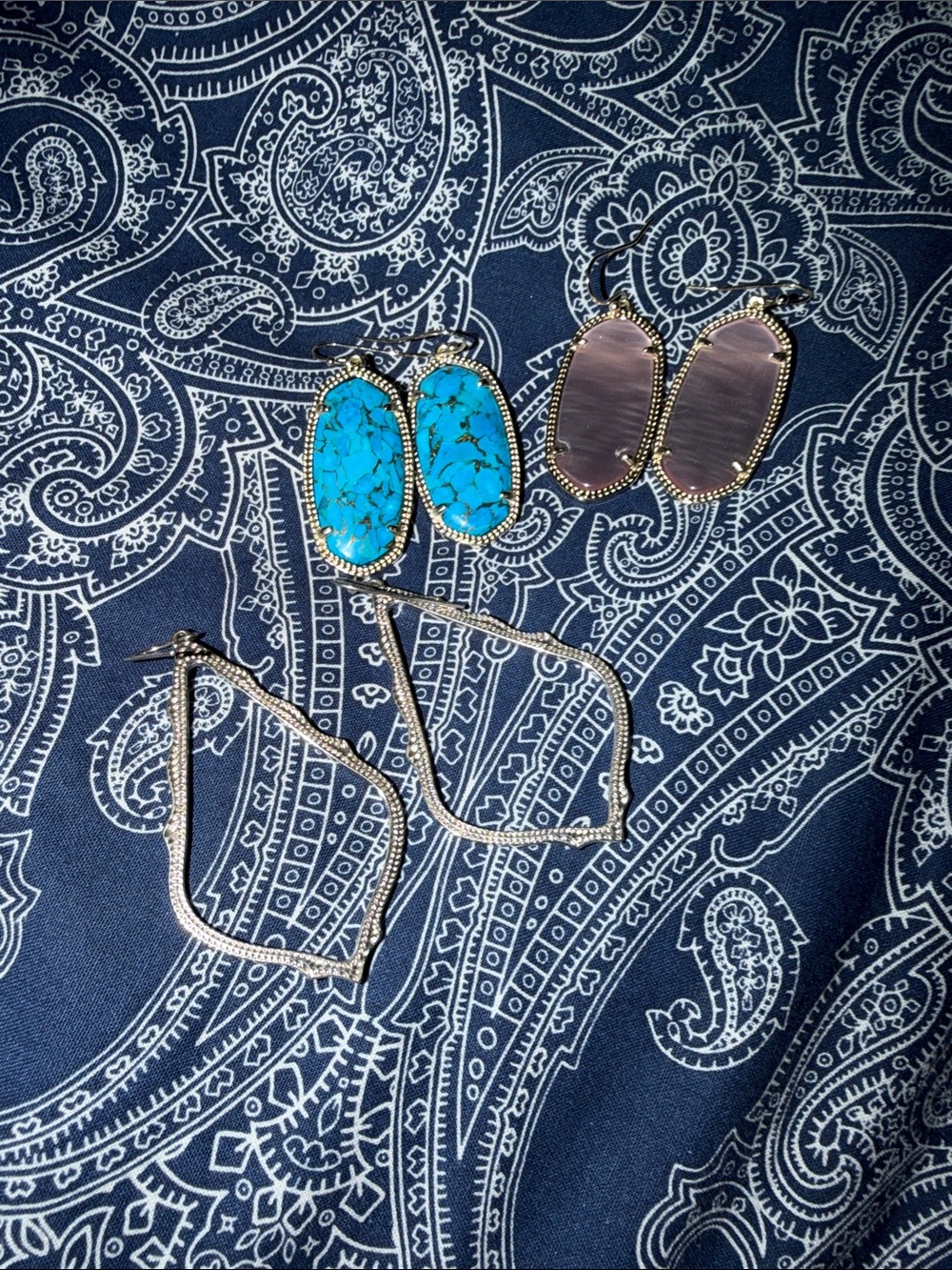 Set of 3 Pairs of Kendra Scott Earrings